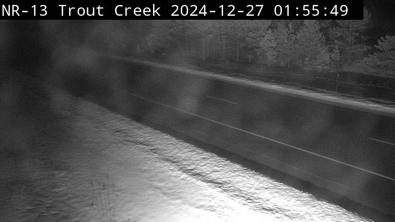 Live Traffic Camera of Highway 11 near Trout Creek