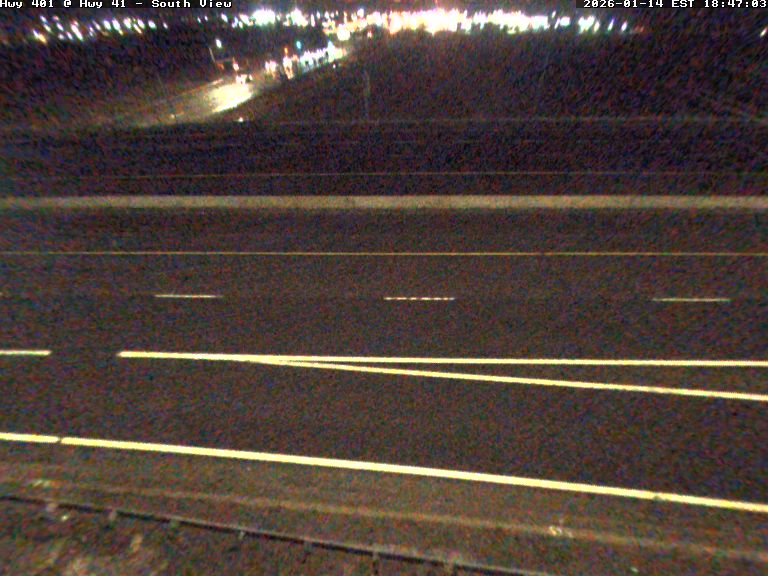 Highway 401 at County Road 41