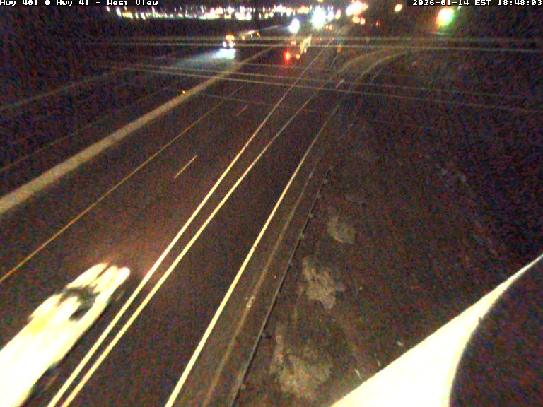 Highway 401 at County Road 41