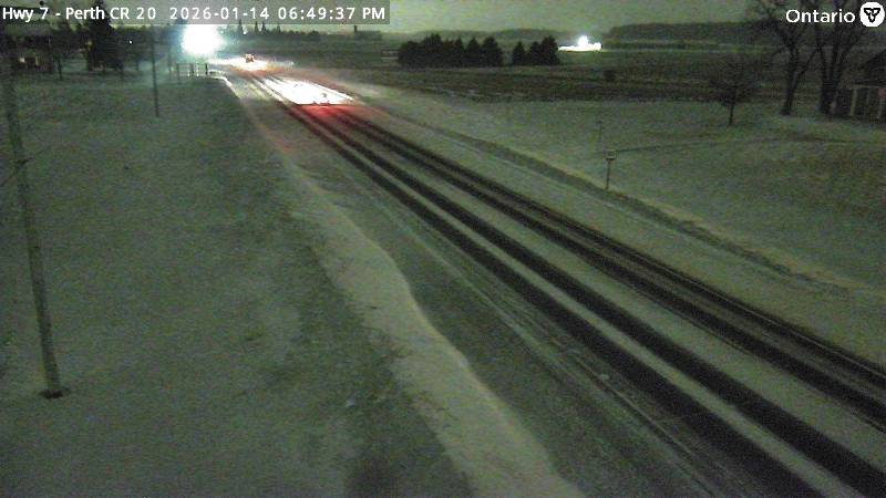 Highway 7 near Perth County Road 20