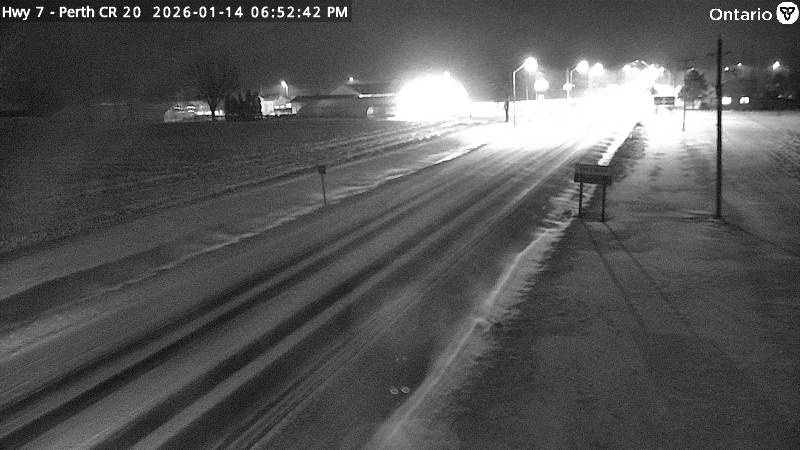 Highway 7 near Perth County Road 20