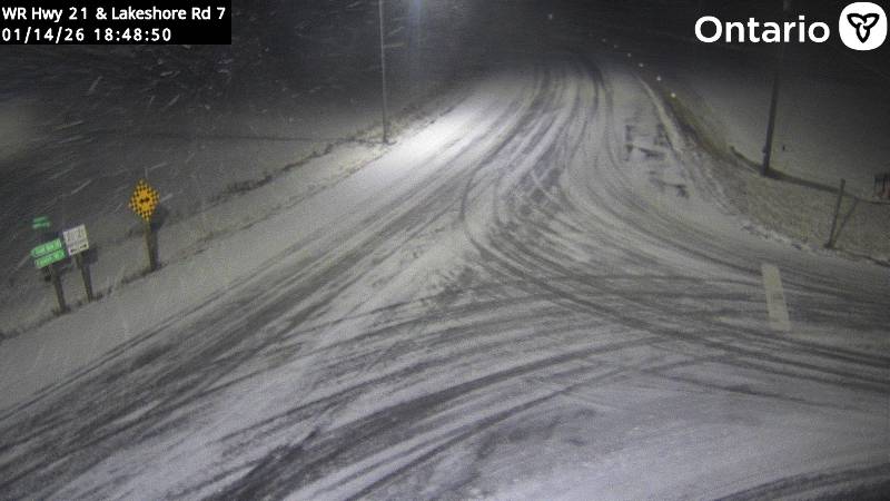 Highway 21 at Lakeshore Road 7