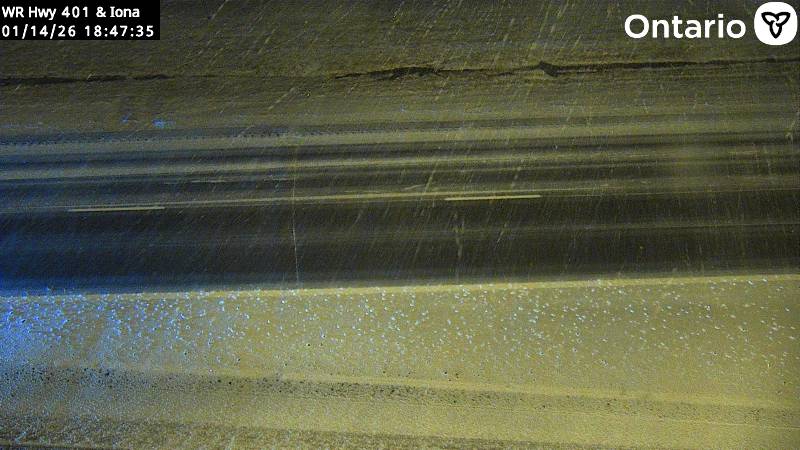 Highway 401 at Iona Road