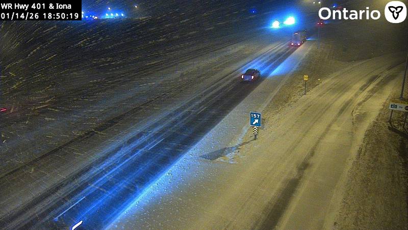 Highway 401 at Iona Road