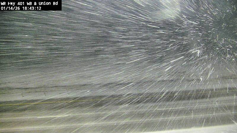 Highway 401 Westbound at Union Road