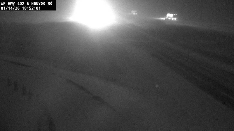 Highway 402 near Nauvoo Road