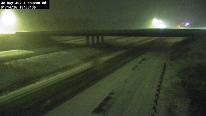 Highway 402 near Nauvoo Road