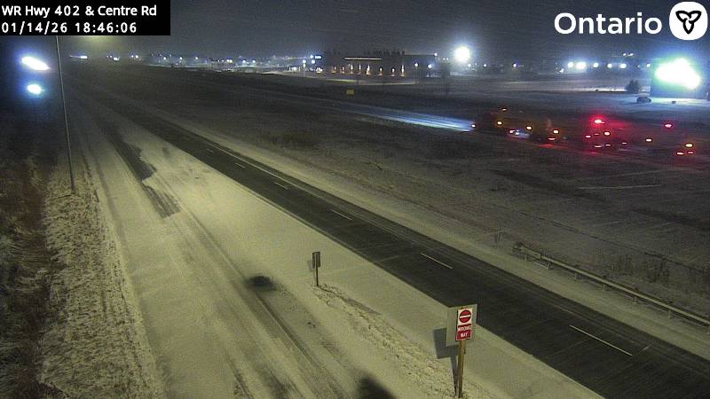 Highway 402 at Centre Road