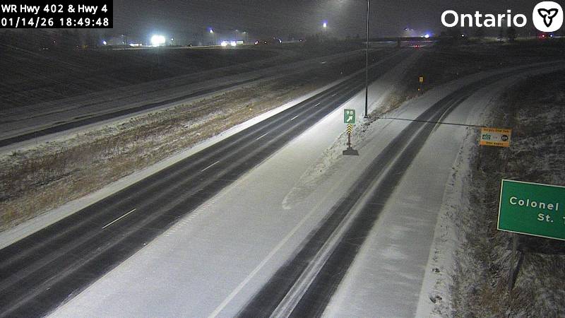 Highway 402 at Highway 4