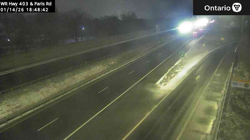 Highway 403 at Paris Road