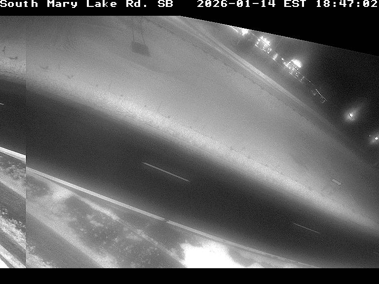 Highway 11 at South Mary Lake Road