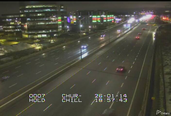 Highway 417 North of Carling Avenue