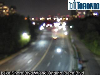 Lake Shore Boulevard near Ontario Place Boulevard