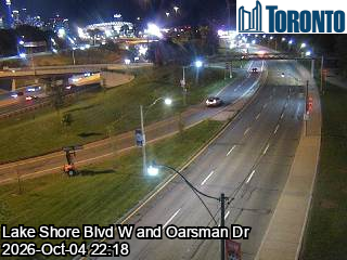 Lake Shore Boulevard near Oarsman Drive