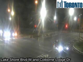 Lake Shore Boulevard near Colborne Lodge Drive