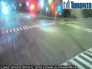 Lake Shore Boulevard near Coxwell Avenue