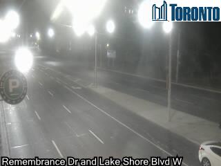 Lake Shore Boulevard near Strachan Avenue