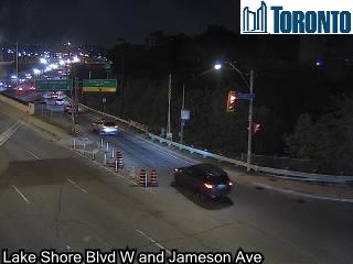 Lake Shore Boulevard near Jameson Avenue