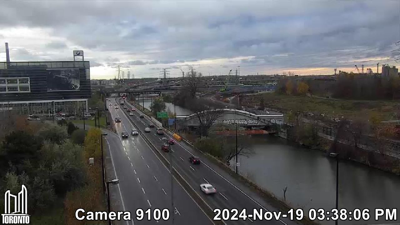 Don Valley Parkway near Eastern Avenue