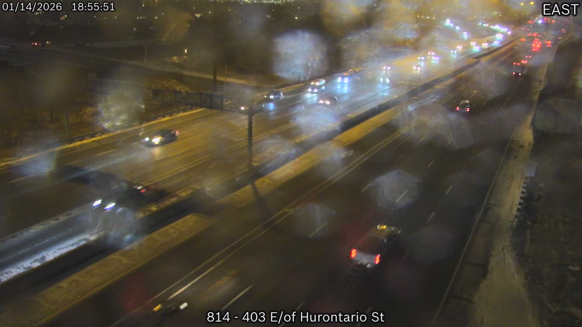 Highway 403 East of Hurontario Street