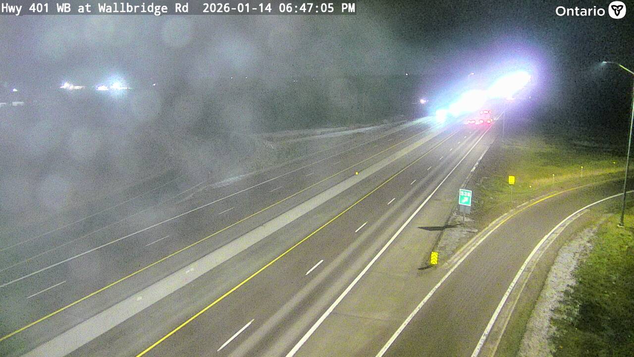 Highway 401 at Wallbridge Loyalist Road