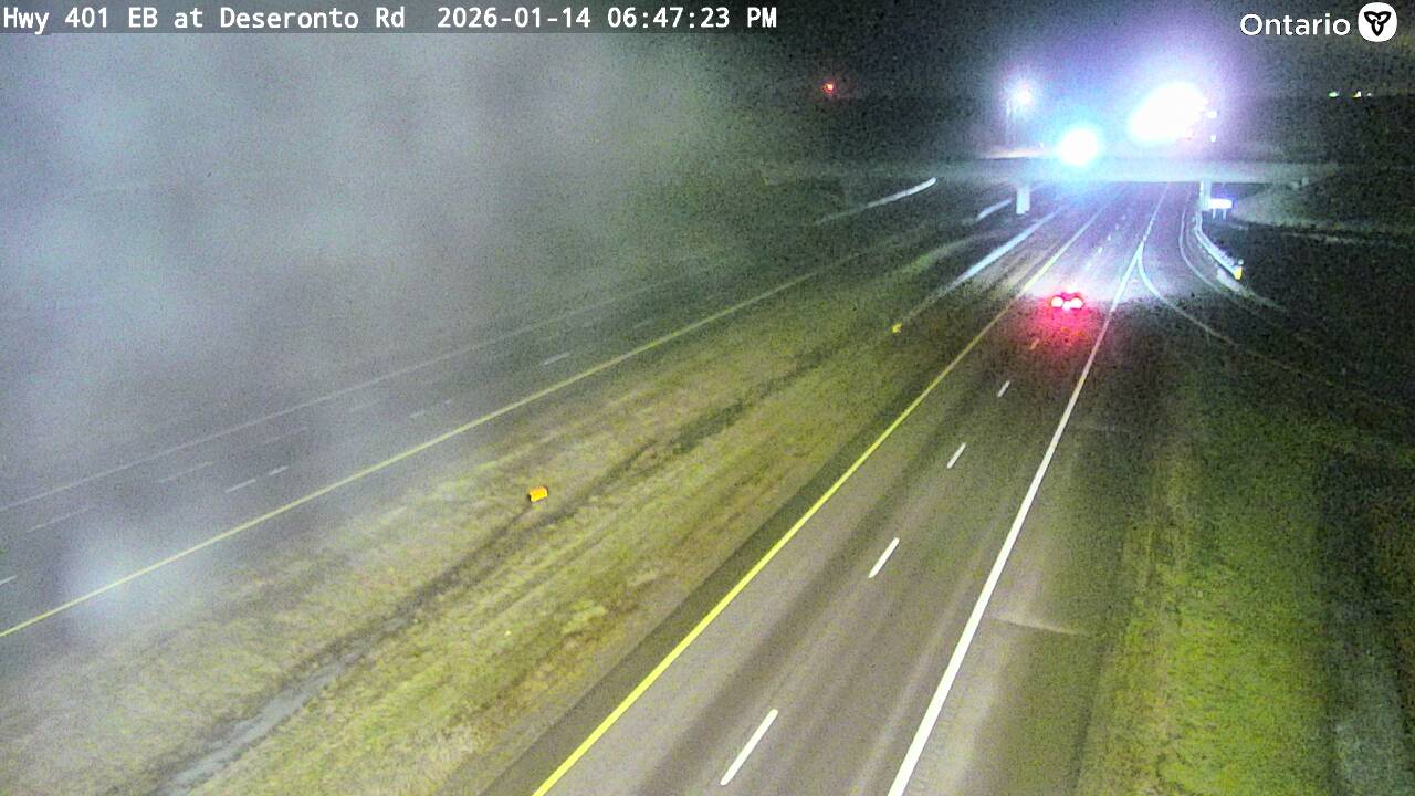 Highway 401 at Deseronto Road