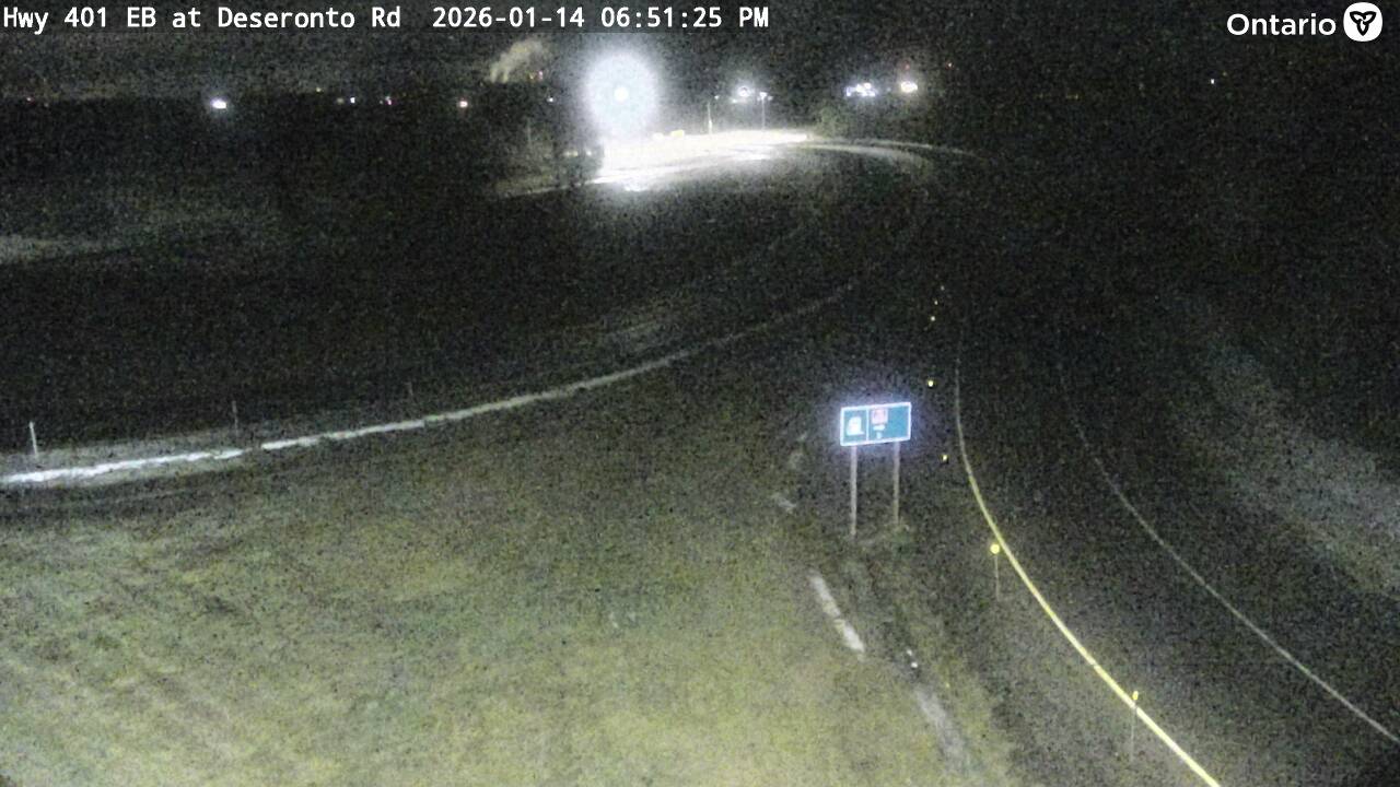 Highway 401 at Deseronto Road