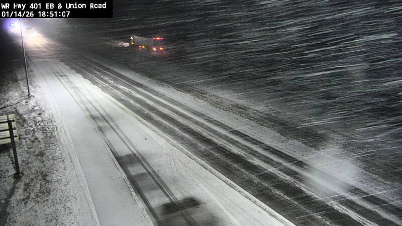 Highway 401 Eastbound at Union Road