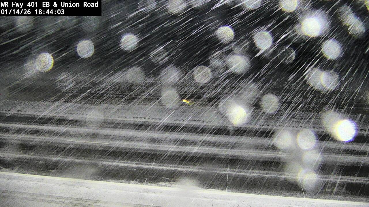 Highway 401 Eastbound at Union Road