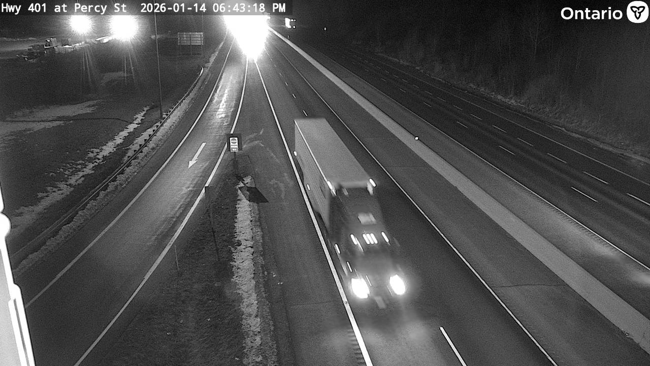 Highway 401 at Percy Street