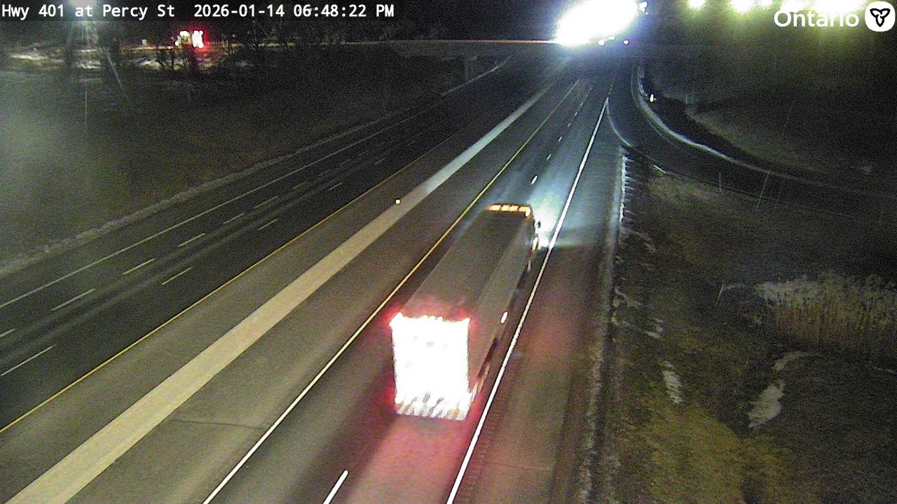 Highway 401 at Percy Street