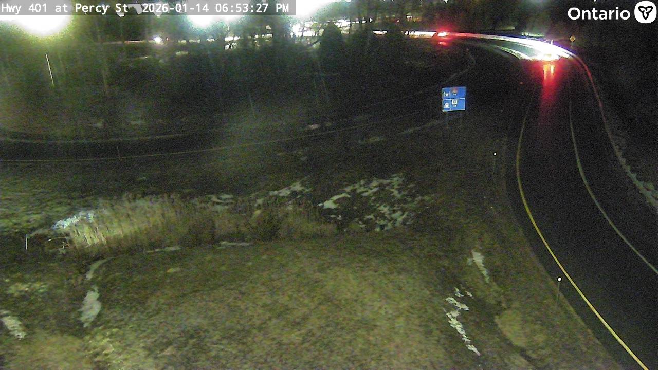 Highway 401 at Percy Street