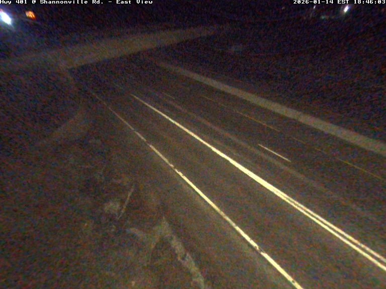 Highway 401 at Shannonville Road