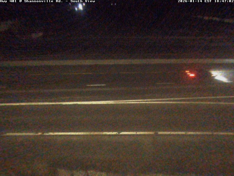 Highway 401 at Shannonville Road