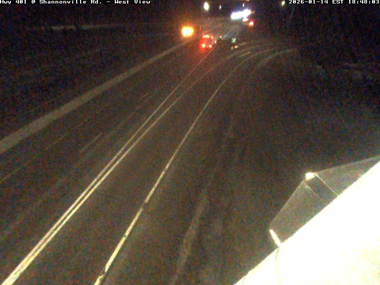 Highway 401 at Shannonville Road