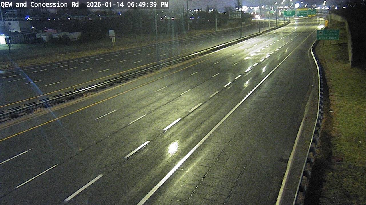 QEW East of Concession Road