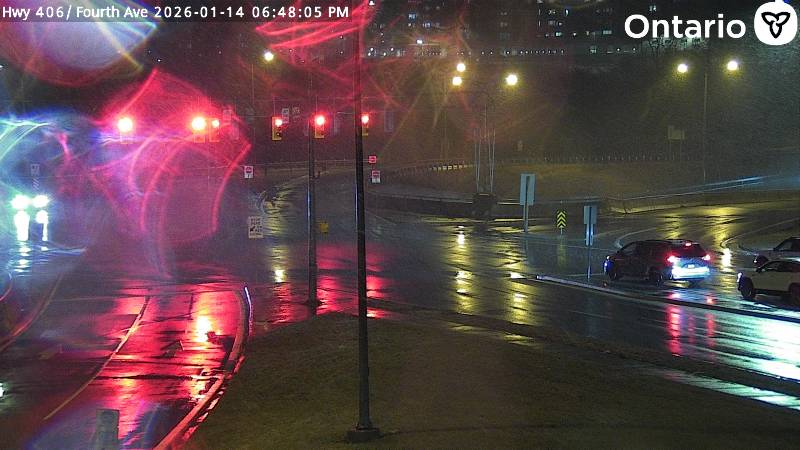 Highway 406 at Fourth Avenue