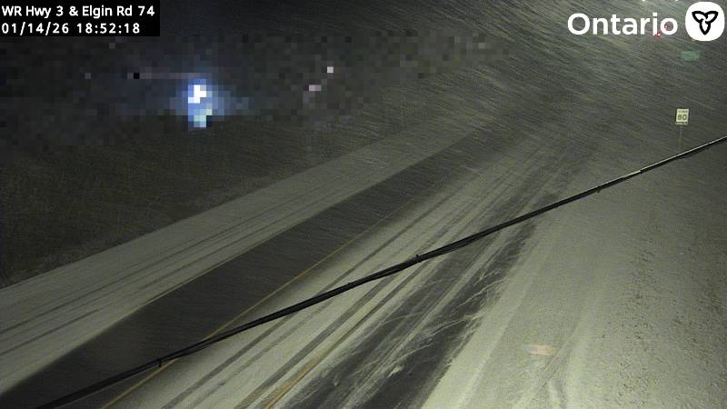 Highway 3 at Elgin Road 74