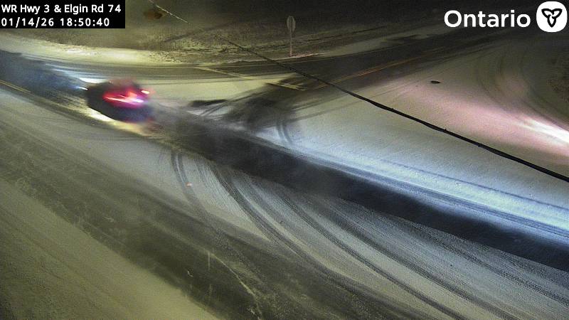 Highway 3 at Elgin Road 74