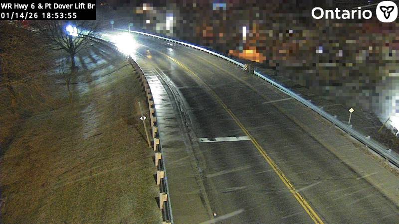 Highway 6 at Port Dover Lift Bridge