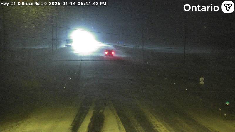 Highway 21 at Bruce Road 20