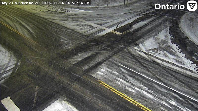 Highway 21 at Bruce Road 20