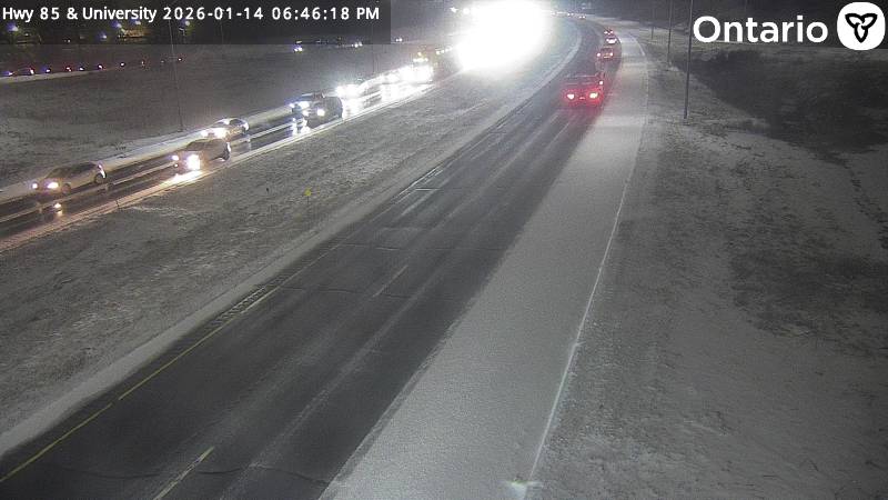 Highway 85 at University Avenue East