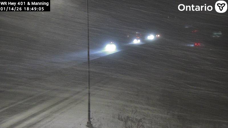 Highway 401 at Manning Road