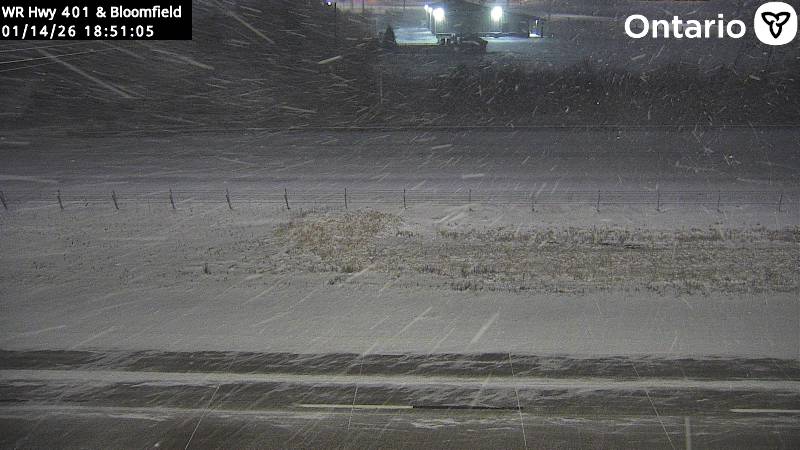 Highway 401 at Bloomfield Road