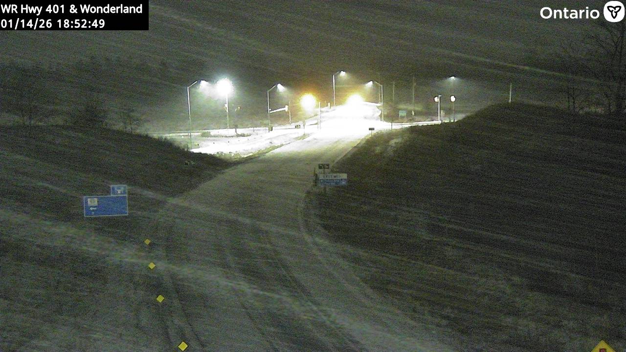 Highway 401 at Wonderland Road