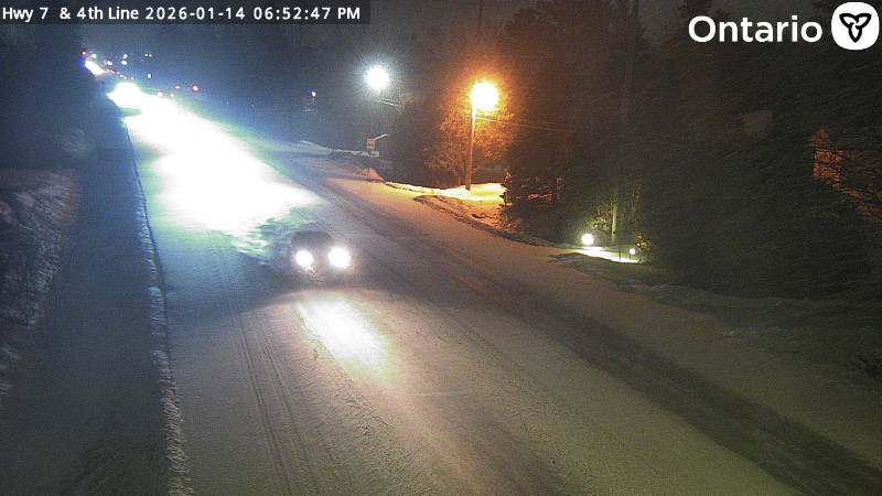 Highway 7 at 4th Line