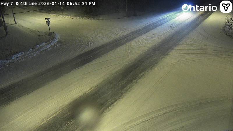 Highway 7 at 4th Line