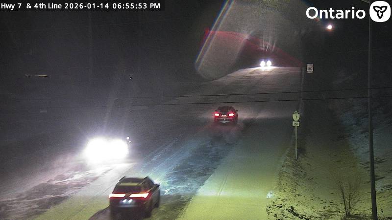 Highway 7 at 4th Line