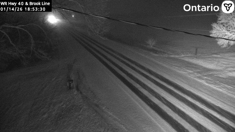 Highway 40 near Brook Line